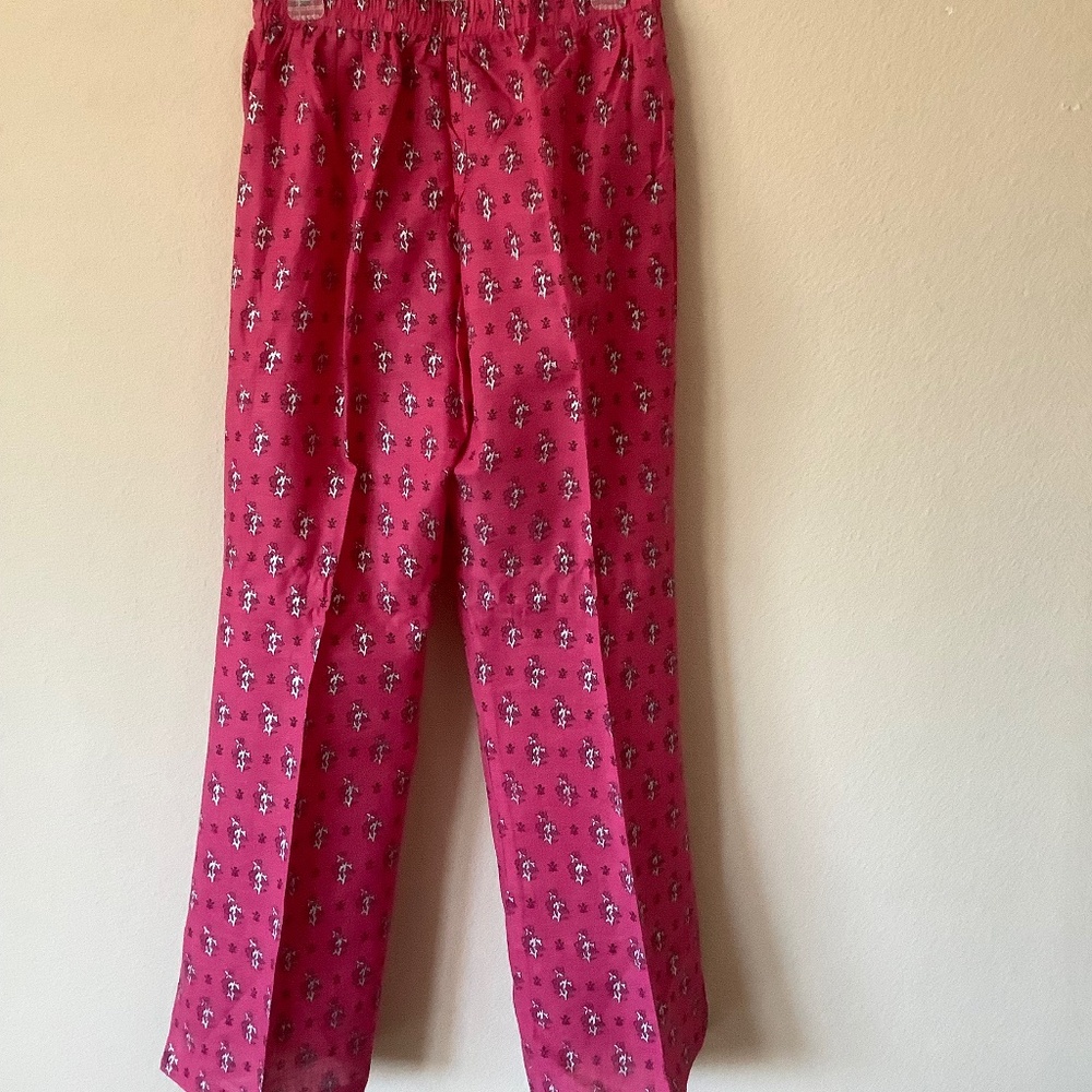 Palazoo Pants 100% Cotton Floral Printed Wide Leg Pants New